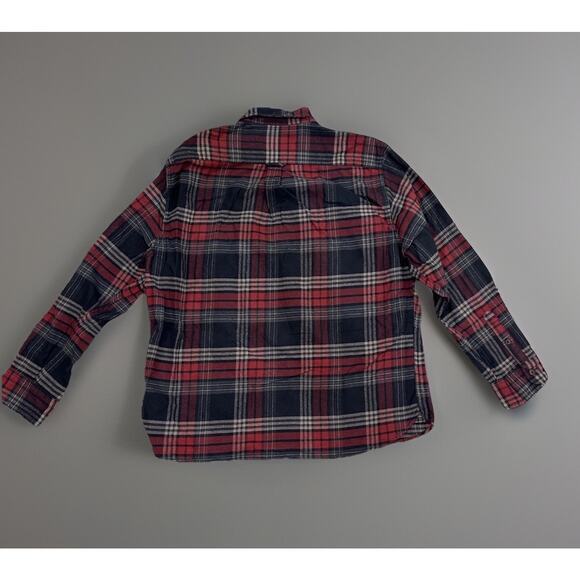 Jachs Heritage Flannel Button-Up Long Sleeve Shirt Multi Plaid Men’s XXL - Picture 8 of 9